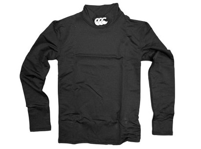Cantrebury Base Layer Cold Mock Turtleneck LS T-shirt Black