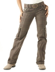 Canvas cargo trousers