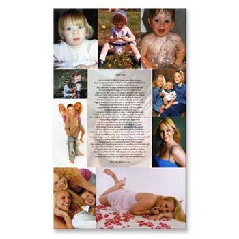 Montage with Personalised Poem