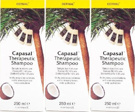 Capasal, 2102[^]0098680 Therapeutic Shampoo 250ml - Triple Pack