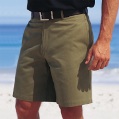 CAPE POINT flat-front chino shorts