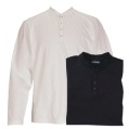 pack of two long-sleeved grandad tops