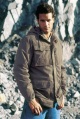 CAPE POINT washed canvas padded parka