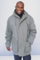 washed twill parka