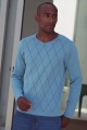v-neck fine gauge sweater