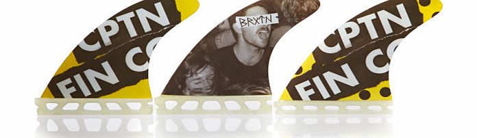 Captain Fin Brixton Colab Fin Set - Medium