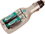 Car Charger for AA Batteries ( In-Car Batt