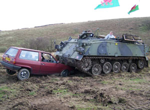 car crushing experience