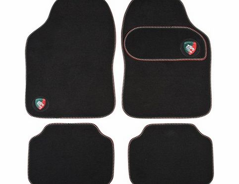 Car Essentials Leicester Tigers Luxury Car Mats LTLCMS