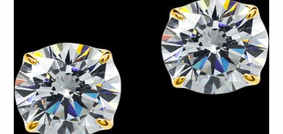 CARAT 9ct Yellow Gold Eternal 4 Claw Stud