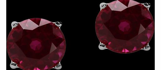 CARAT Exclusive - CARAT 9ct White Gold Ruby Coloured