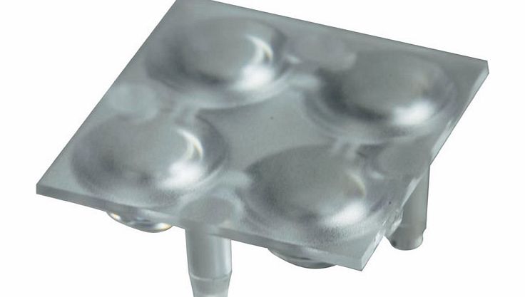 Carclo 10612 Medium Spot Frosted Square 4 LED