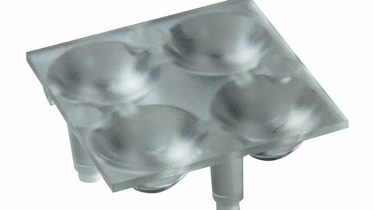 Carclo 10613 Wide Spot Frosted Square 4 LED