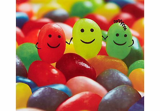 Card Mix Jelly Beans Hand in Hand Birthday Card