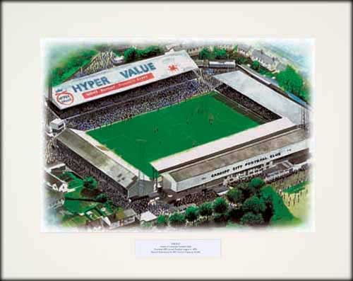 Cardiff City Ninian Park - Stadium Print