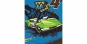 Youre 4 Hot Wheels Birthday Card