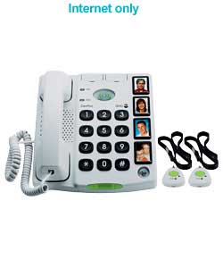 Careplus Telephone with Security Functions