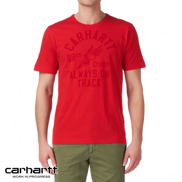 Carhartt Mens Carhartt 89K Champ T-Shirt - Red