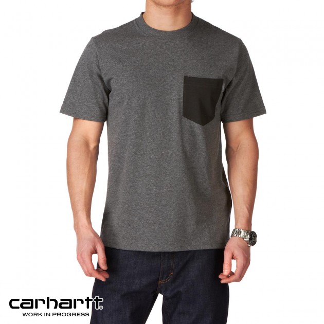 Carhartt Mens Carhartt Contrast Pocket T-Shirt - Dark