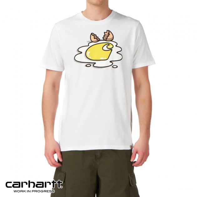 Carhartt Mens Carhartt Egghartt T-Shirt - White
