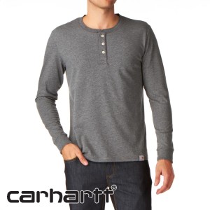 Carhartt T-Shirts - Carhartt Henley Long Sleeve