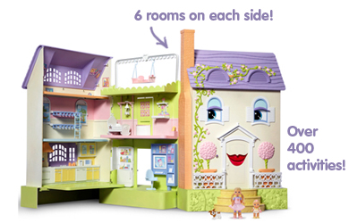 Caring Corners Mrs Goodbee Interactive Dolls House