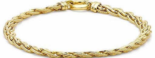 9ct Yellow Gold Large Spiga Bracelet