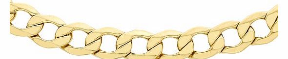 Carissima 9ct Yellow Gold 6 Sided Curb Chain 51cm/20``