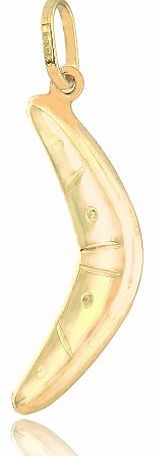 Carissima 9ct Yellow Gold Boomerang Charm Pendant