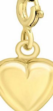 Carissima Gold Carissima 9ct Yellow Gold Heart Charm
