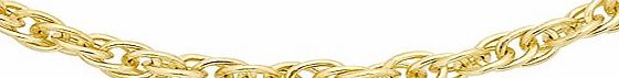 Carissima 9ct Yellow Gold Prince of Wales Chain 46cm/18``