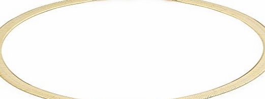 Carissima Gold Carissima 9ct Yellow Gold Quad Herringbone Bracelet 18cm/7``