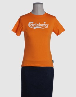 CARLSBERG TOP WEAR Short sleeve t-shirts WOMEN on YOOX.COM