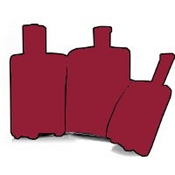 Carlton 65/72/80cm Expandable trolley set