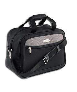 CARLTON Black/Grey Flight Bag