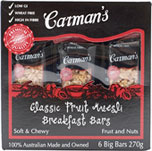 Carmans Classic Fruit Bars (6x45g)