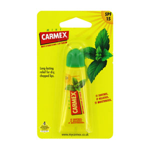 Carmex Flavoured Lip Balm Mint Tube SPF15 10g