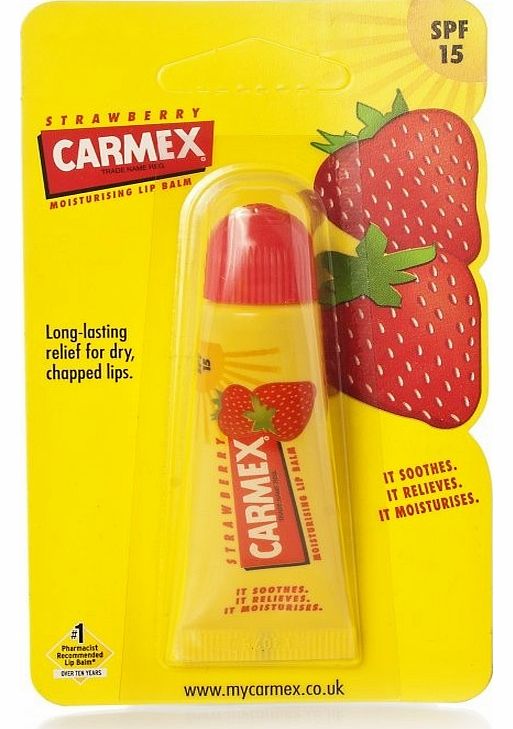Carmex Strawberry Lip Balm Tube