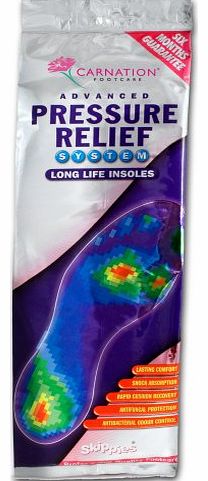 Carnation Advanced Pressure Relief Insoles 1 Pair
