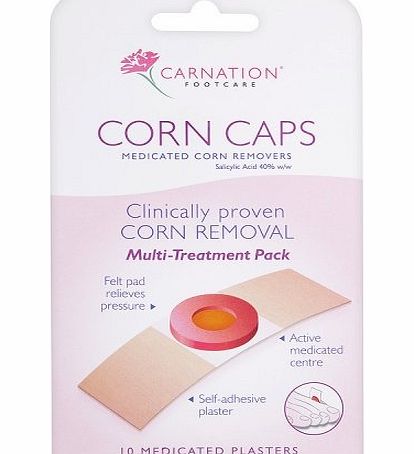 Carnation Footcare Corn Caps x 10