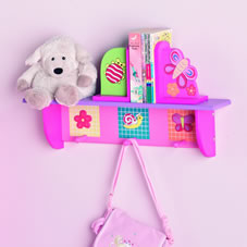 Carnival Wall Shelf Coat Hanger Girls