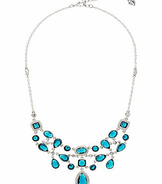Carolee Clustered Necklace with Teardrop