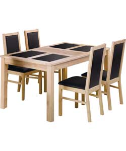 CAROLINA Dining Table and 4 Chairs