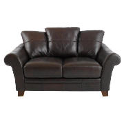 Carolina Leather Sofa, Chocolate