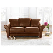 Carolina leather sofa large, cognac