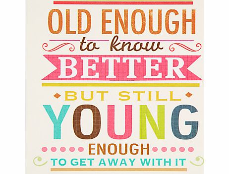 Caroline Gardner Old Enough and Young Enough