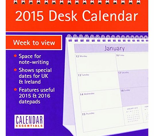 Carousel Calendars Essential Wtv Easel: Desk Calendar