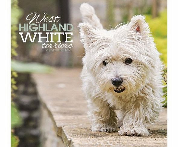 Carousel Calendars West Highland White Terriers Easel: Desk Calendar
