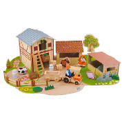 Carousel Wooden Farm Set