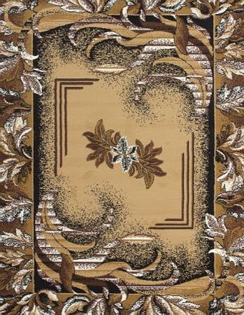 CARPET WORLD SONA-LUX Traditional rug beige ``8 sizes availlable`` 160 x 230 cm (5ft2``x7ft5``)